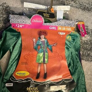 New costume Disney deluxe Hocus pocus Wini girl size medium (8-10)